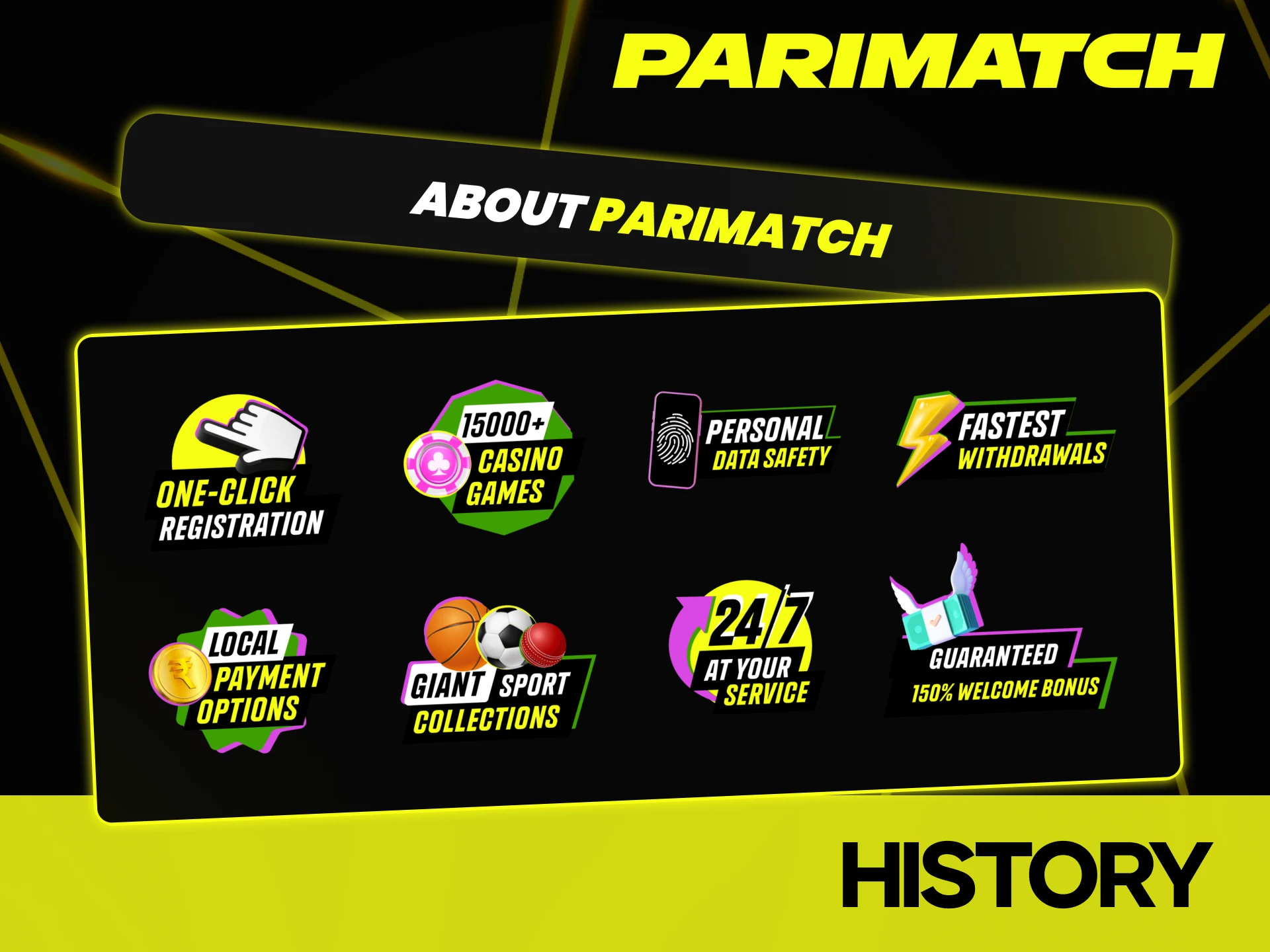 The Parimatch brand was originally founded in Ukraine.