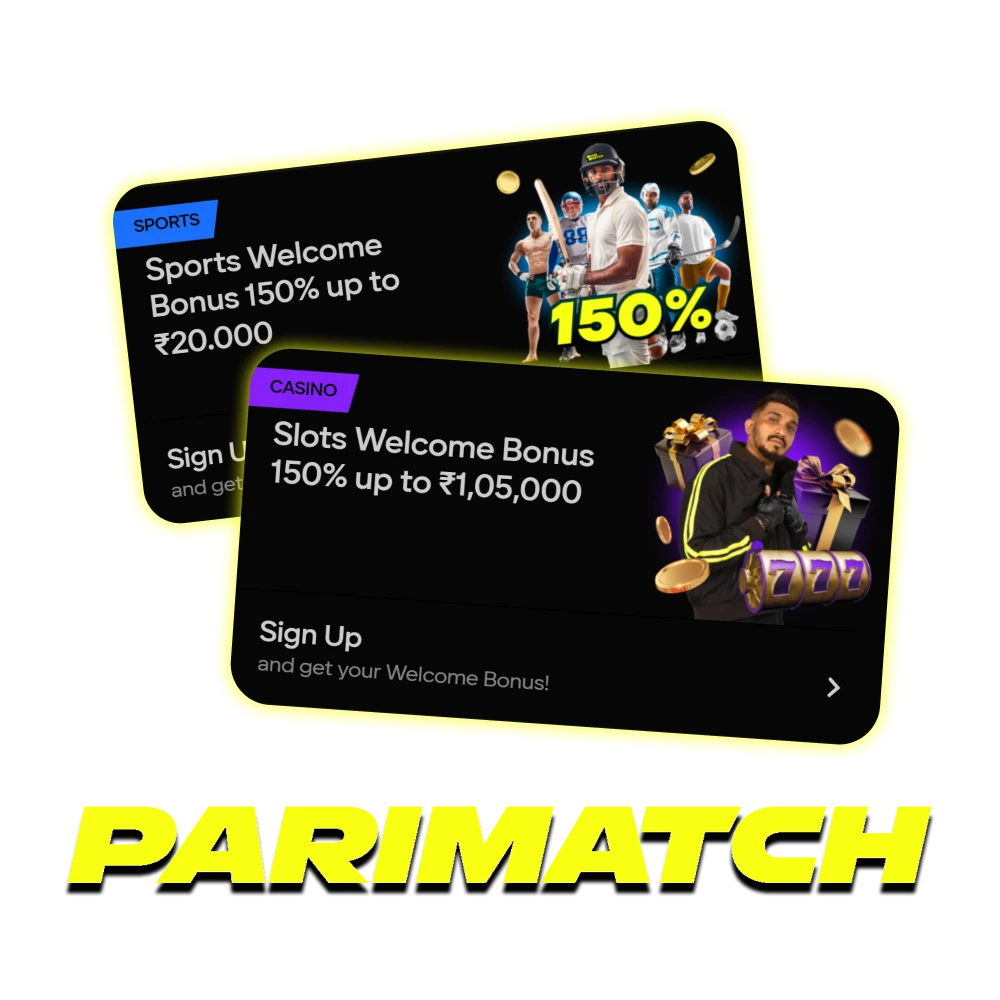 Increase your funds with Parimatch bonuses and promotions.