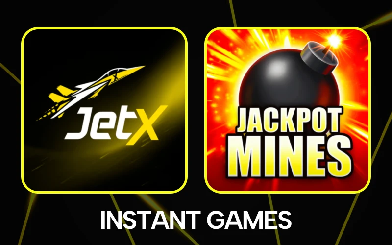 Get your winnings immediately in Parimatch instant games.
