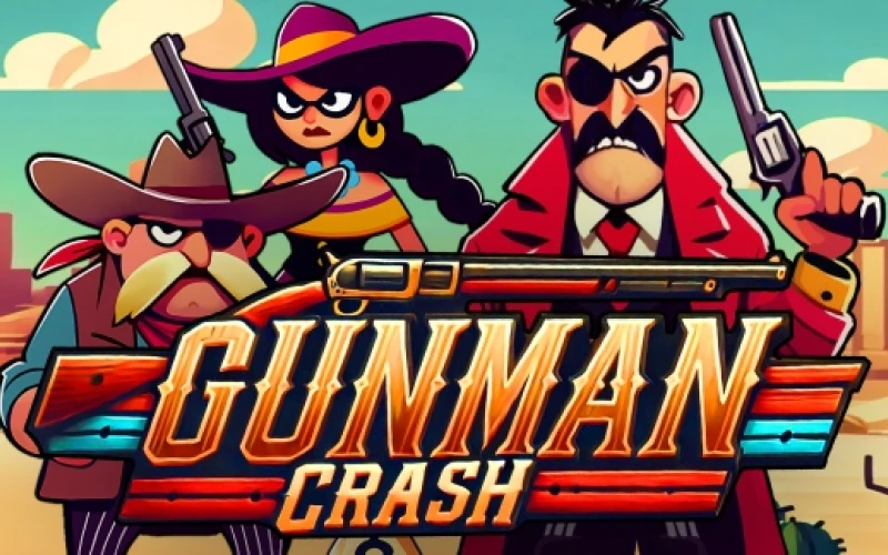 Increase your winnings in Parimatch Gunman Crash.