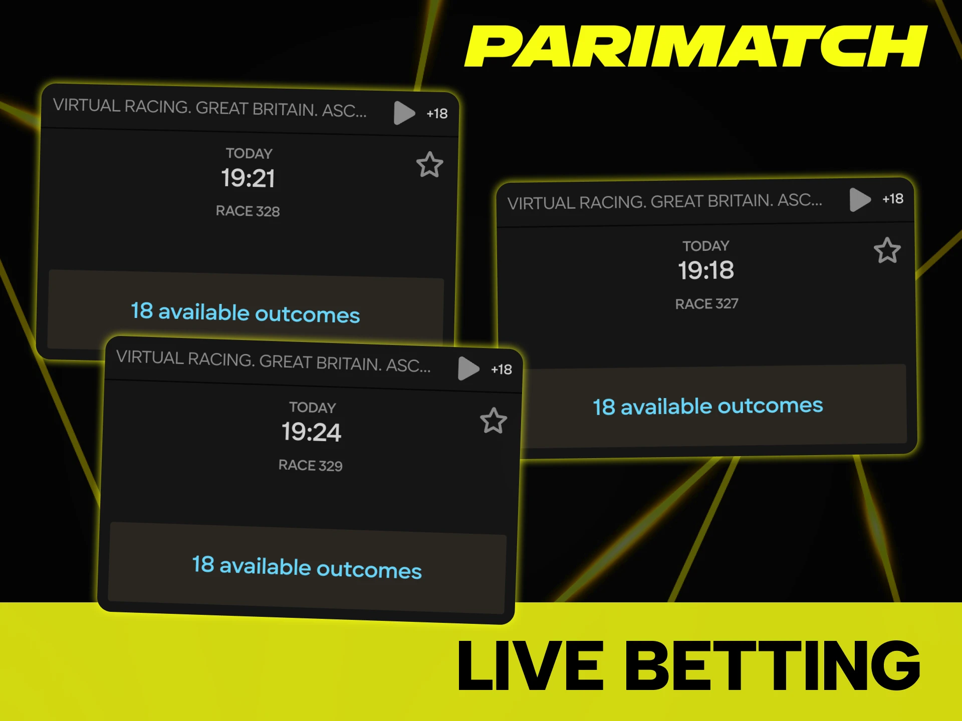 Enjoy live betting on horse racing at Parimatch platform.